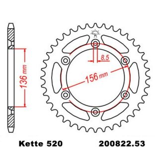 Kettensatz geeignet fr Husqvarna TC 449 11-12  Kette RK 520 XSO 110  offen  15/53
