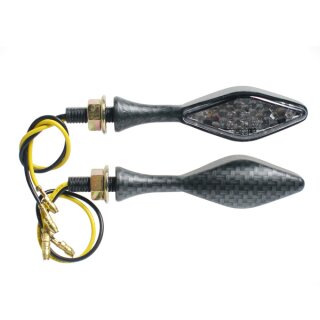 LED Diamond 1 Stck  lang Rauchglas m-carbon fr vorne links und hinten rechts
