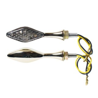 LED Diamond 1 Stck  lang  Rauchglas Titanium fr vorne rechts und hinten links