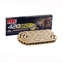 MotoCross Racing chain in GOLD RK GB420MXZ with 130 Links...