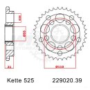Kettensatz geeignet für Ducati Monster 796 10-14  Kette RK 525 XSO 104  offen  15/39