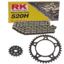 Chain and Sprocket Set Cagiva N1 125 98-99  chain RK 520H...