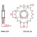 Kettensatz geeignet für Aprilia Moto 6.5 95-00 Kette...