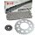 Chain and Sprocket Set compatible for Aprilia RSV1000 Mille 98-04 chain DID 525 ZVM-X 108 open 17/42