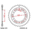 Kettensatz geeignet für BMW F800GS 09-17 Kette DID 525 ZVM-X 116 offen 16/42