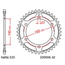 Kettensatz geeignet für BMW F800GS 08-17 Kette DID 525 ZVM-X 116 offen 16/42