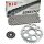 Chain and Sprocket Set compatible for Ducati Biposto 996 SPS 98-01 chain DID 525 ZVM-X 94 open 15/36