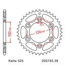 Kettensatz geeignet für Ducati Monster 1000 i.e. 03-05 Kette DID 525 ZVM-X 100 offen 15/39