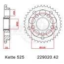 Kettensatz geeignet für Ducati Streetfighter 848 12-14 Kette DID 525 VX3 104 offen 15/42