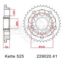 Chain and Sprocket Set compatible for Ducati Hypermotard 1100 10-12 chain DID 525 ZVM-X 104 open 15/41