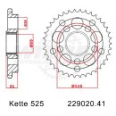 Kettensatz geeignet für Ducati Hypermotard 796 10-12 Kette DID 525 ZVM-X 104 offen 15/41