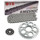 Chain and Sprocket Set Ducati Multistrada 1200 10-16 chain DID 530 ZVM-X 108 open 15/40