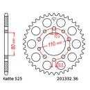 Kettensatz geeignet für Honda CB450 S 27PS 1988 Kette DID 525 ZVM-X 108 offen 15/36