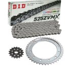 Chain and Sprocket Set compatible for Honda CMX450C Rebel 86-87 chain DID 525 ZVM-X 112 open 16/36