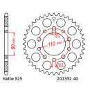 Chain and Sprocket Set compatible for Honda CB500 94-02 chain DID 525 VX3 108 open 15/40