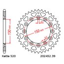 Kettensatz geeignet für Honda XL500S 79-82 Kette DID 520 VX3 96 offen 14/39