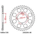 Kettensatz geeignet für Honda CB750F Supersport 75-76 Kette DID 530 VX3 102 offen 17/48