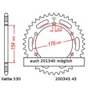 Kettensatz geeignet für Honda VFR750F 90-97 Kette DID 530 ZVM-X 112 offen 16/43