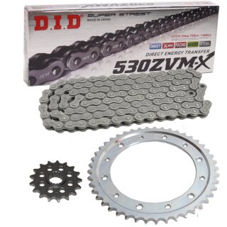 Chain and Sprocket Set Honda CB900F 79-83 chain DID 530 ZVM-X 106 open 16/44