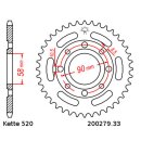 Chain and Sprocket Set compatible for Honda CMX250 C Rebel 97-03 Chain DID 520 ZVM-X 108 open 14/33