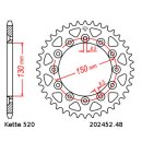 Chain and Sprocket Set compatible for Honda XR250R 86-87 Chain DID 520 ZVM-X 108 open 13/48