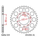 Chain and Sprocket Set compatible for Honda CB400F 1989 chain DID 525 VX3 104 open 15/41