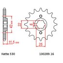 Chain and Sprocket Set compatible for Honda CB450N 1985 chain DID 530 VX3 100 open 16/36