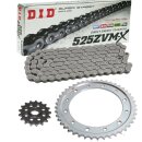 Chain and Sprocket Set compatible for Honda CB750F2 Seven Fifty 92-01 chain DID 525 ZVM-X 112 open 15/40