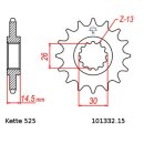 Chain and Sprocket Set compatible for Honda CB750F2 Seven Fifty 92-01 chain DID 525 ZVM-X 112 open 15/40