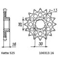 Chain and Sprocket Set compatible for Honda VFR750R 88-89...