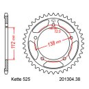 Chain and Sprocket Set compatible for Honda VT750S 10-14 chain DID 525 ZVM-X 112 open 17/38