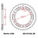 Chain and Sprocket Set compatible for Honda CBR250R 11-14 Chain DID 520 ZVM-X 108 open 14/38