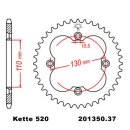 Chain and Sprocket Set compatible for Honda TRX700XX 08-09 Chain DID 520 ZVM-X 96 open 14/37