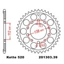 Kettensatz geeignet für Honda CTX700DCT 14-18 Kette DID 520 VX3 114 offen 16/39