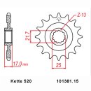 Kettensatz geeignet für Honda CBR500R 13-19 Kette DID 520 VX3 112 offen 15/41