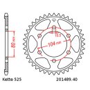 Chain and Sprocket Set compatible for Kawasaki ZX-6R Ninja 98-02 chain DID 525 ZVM-X 108 open 15/40