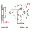 Kettensatz geeignet für Kawasaki KLR650 87-88 Kette...