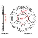 Chain and Sprocket Set compatible for Kawasaki Z650 79-80 chain DID 530 VX3 102 open 16/41