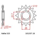 Chain and Sprocket Set compatible for Kawasaki ZX-9R Ninja 02-03 chain DID 525 VX3 110 open 16/41