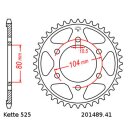 Chain and Sprocket Set compatible for Kawasaki ZX-9R Ninja 02-03 chain DID 525 ZVM-X 110 open 16/41