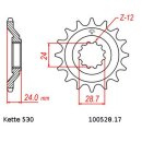 Kettensatz geeignet für Kawasaki ZZR1100 90-92 Kette DID 530 ZVM-X 110 offen 17/45