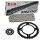 Chain and Sprocket Set compatible for Kawasaki KFX250A Mojave 250 87-04 Chain DID 520 ZVM-X 90 open 12/43