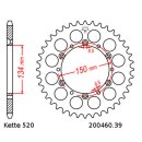 Chain and Sprocket Set compatible for Kawasaki KLX250SF 09-10 chain DID 520 VX3 104 open 13/39