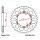 Chain and Sprocket Set compatible for Kawasaki KX250 97-98 Chain DID 520 ZVM-X 114 open 13/49