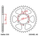 Kettensatz geeignet für Kawasaki Z 400 J 80-83  Kette DID 530 NZ 100  offen  16/40