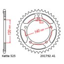 Chain and Sprocket Set compatible for Kawasaki KLV1000 04-06 chain DID 525 ZVM-X 112 open 17/41