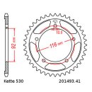 Chain and Sprocket Set compatible for Kawasaki ZX-14 Ninja 07-11 chain DID 530 ZVM-X 116 open 17/41