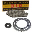 Chain and Sprocket Set compatible for KTM EXC125 2000 chain DID 520 L 118 open 14/38