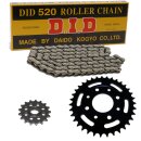 Chain and Sprocket Set compatible for KTM Duke 125 11-13 chain DID 520 L 112 open 14/45