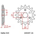 Chain and Sprocket Set compatible for Suzuki Suzuki DR600 / Dakar 85-89 chain DID 520 VX3 108 open 16/42